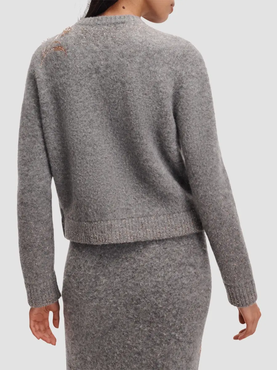 rag & bone Women's Iris Beaded Wool-Blend Cardigan | Thumbnail 3 rag & bone Women's Iris Beaded Wool-Blend Cardigan | Thumbnail 3