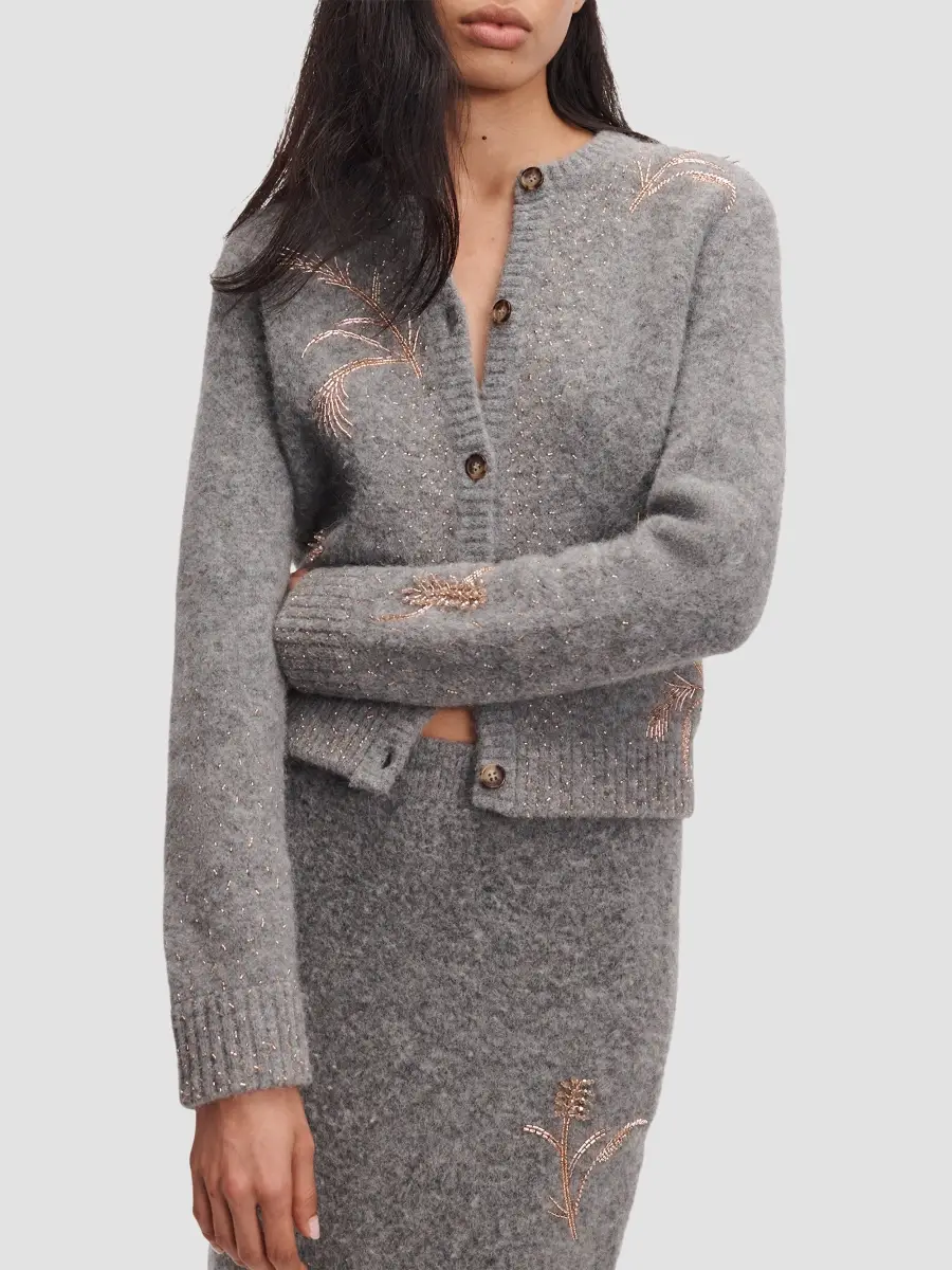 rag & bone Women's Iris Beaded Wool-Blend Cardigan | Thumbnail 6 rag & bone Women's Iris Beaded Wool-Blend Cardigan | Thumbnail 6