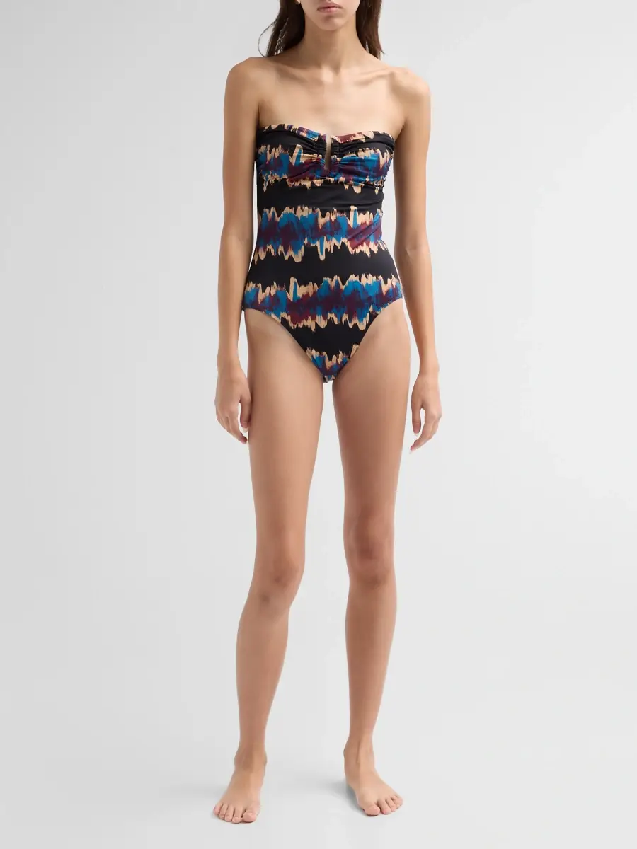 Ulla Johnson Women's Monterey Strapless One-Piece Swimsuit | Thumbnail 2 Ulla Johnson Women's Monterey Strapless One-Piece Swimsuit | Thumbnail 2