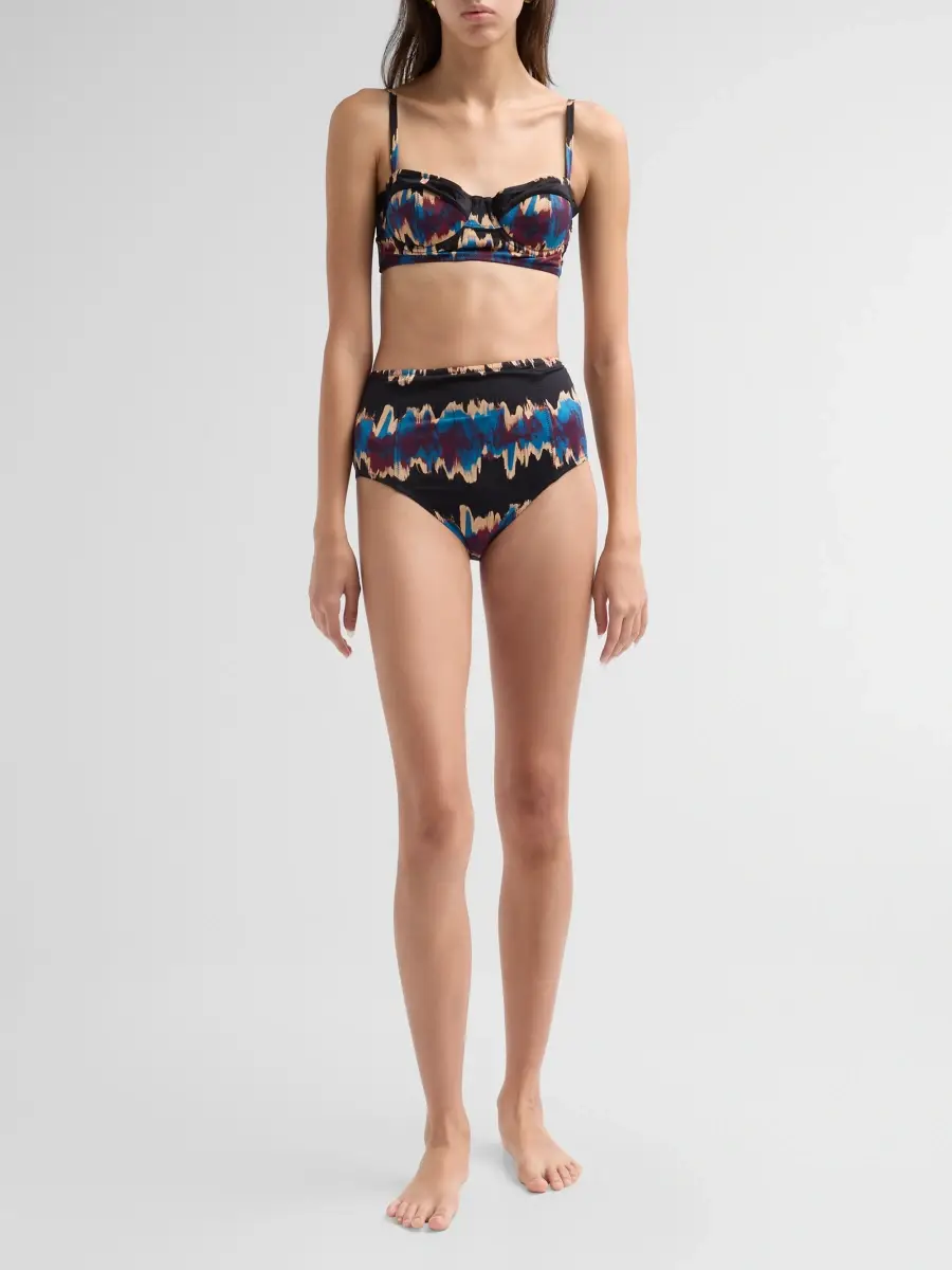 Ulla Johnson Women's Zahara Printed Bikini Top | Thumbnail 2 Ulla Johnson Women's Zahara Printed Bikini Top | Thumbnail 2
