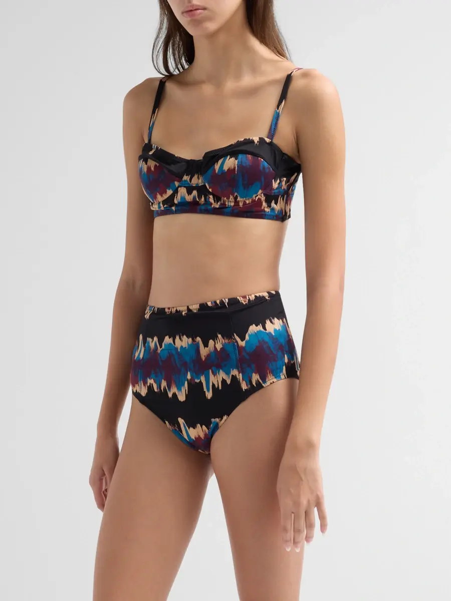 Ulla Johnson Women's Zahara Printed Bikini Top | Thumbnail 4 Ulla Johnson Women's Zahara Printed Bikini Top | Thumbnail 4