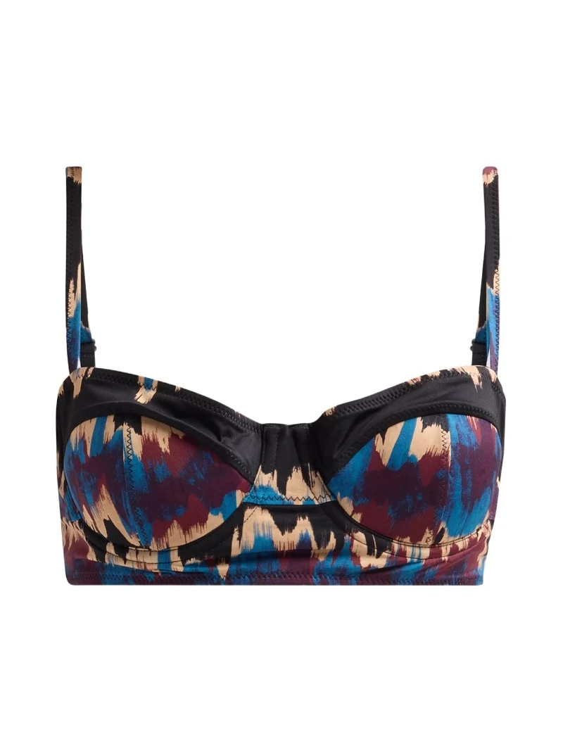 Ulla Johnson Women's Zahara Printed Bikini Top