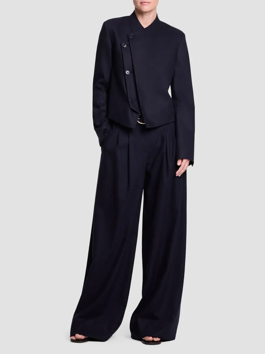 TWP Women's Oli Asymmetric Wool-Blend Blazer | Thumbnail 2 TWP Women's Oli Asymmetric Wool-Blend Blazer | Thumbnail 2