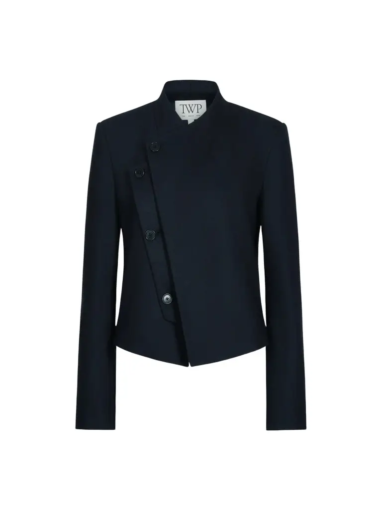 TWP Women's Oli Asymmetric Wool-Blend Blazer