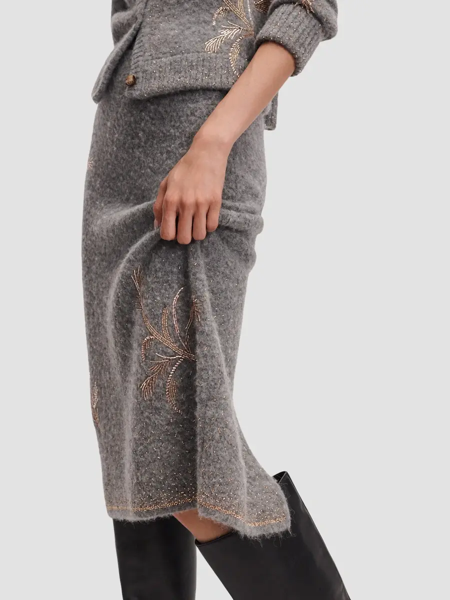 rag & bone Women's Iris Beaded Midi Skirt | Thumbnail 7