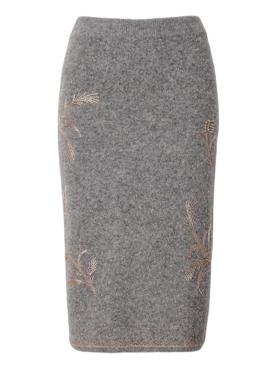 Women's Iris Beaded Midi Skirt Women's Iris Beaded Midi Skirt