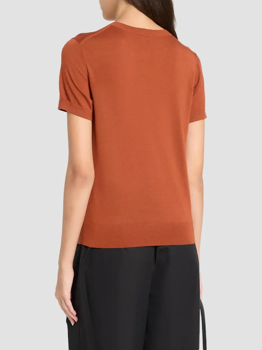 Theory Women's Basic Merino Wool T-Shirt | Thumbnail 3 Theory Women's Basic Merino Wool T-Shirt | Thumbnail 3