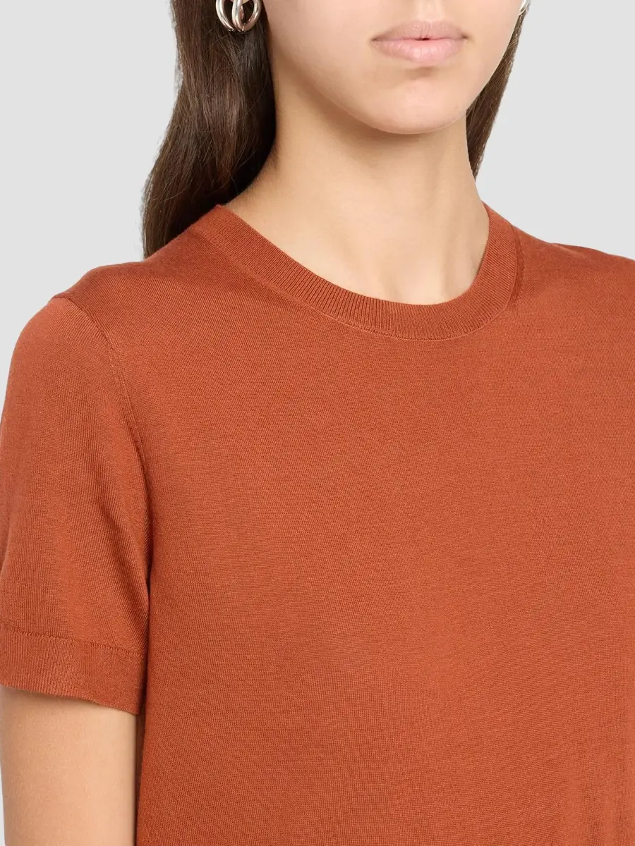 Theory Women's Basic Merino Wool T-Shirt | Thumbnail 5 Theory Women's Basic Merino Wool T-Shirt | Thumbnail 5