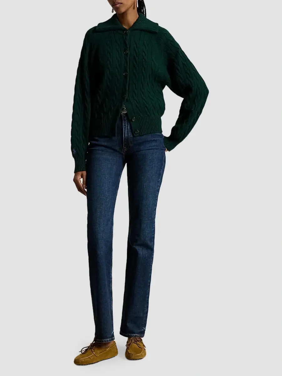 Polo Ralph Lauren Women's Cable-Knit Wool-Cashmere Cardigan | Thumbnail 2 Polo Ralph Lauren Women's Cable-Knit Wool-Cashmere Cardigan | Thumbnail 2