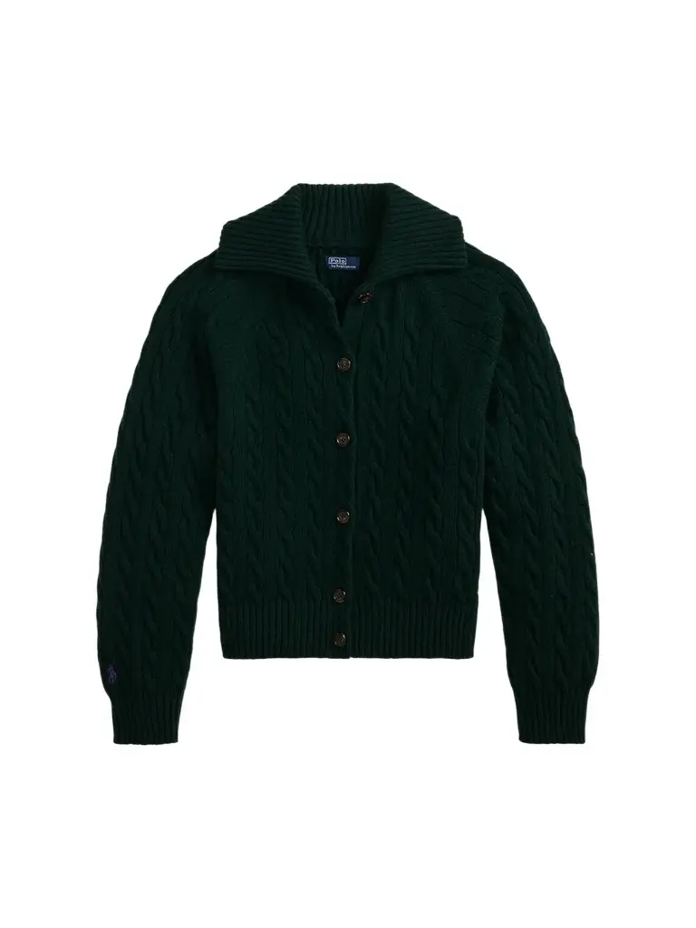 Women's Cable-Knit Wool-Cashmere Cardigan Women's Cable-Knit Wool-Cashmere Cardigan