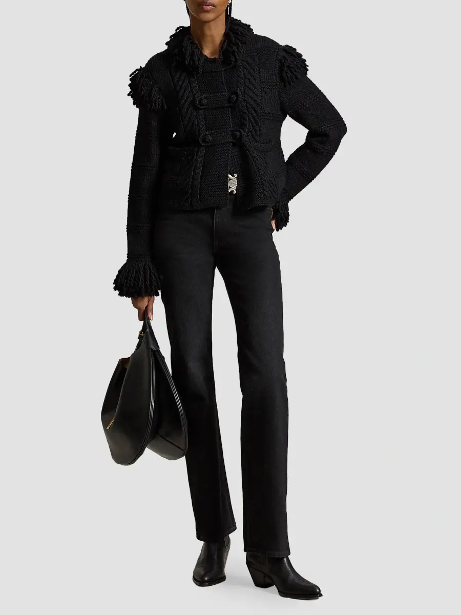 Polo Ralph Lauren Women's Cable-Knit Wool Cardigan | Thumbnail 2 Polo Ralph Lauren Women's Cable-Knit Wool Cardigan | Thumbnail 2