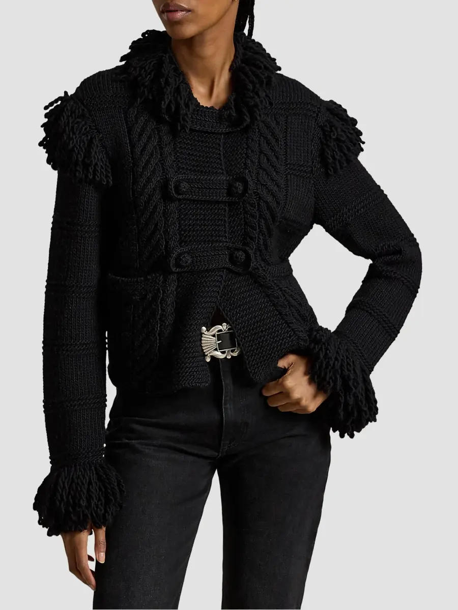Polo Ralph Lauren Women's Cable-Knit Wool Cardigan | Thumbnail 4 Polo Ralph Lauren Women's Cable-Knit Wool Cardigan | Thumbnail 4