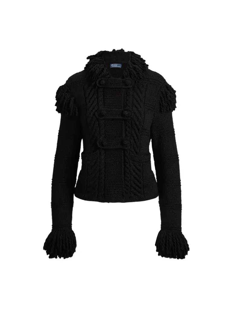 Women's Cable-Knit Wool Cardigan Women's Cable-Knit Wool Cardigan