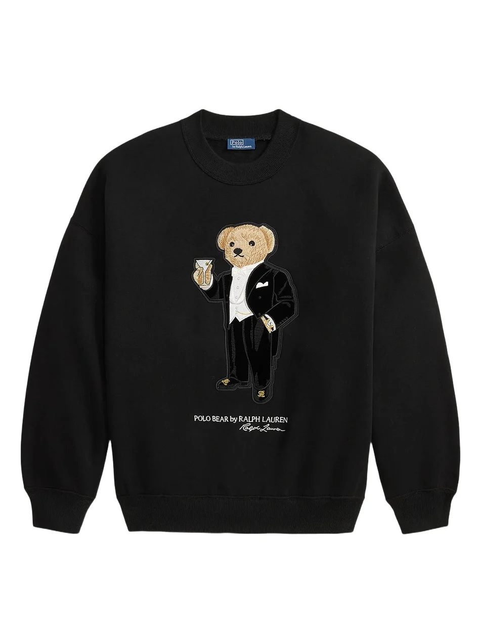 Women's Martini Polo Bear Cotton-Blend Fleece Sweatshirt