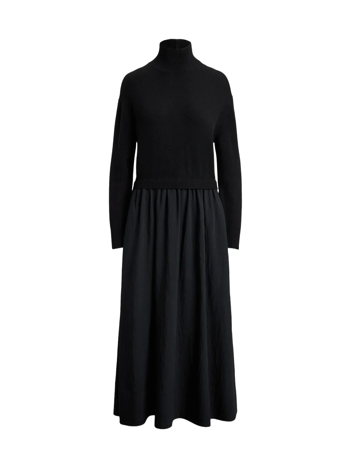 Women's Wool Crepe A-Line Midi Dress Women's Wool Crepe A-Line Midi Dress