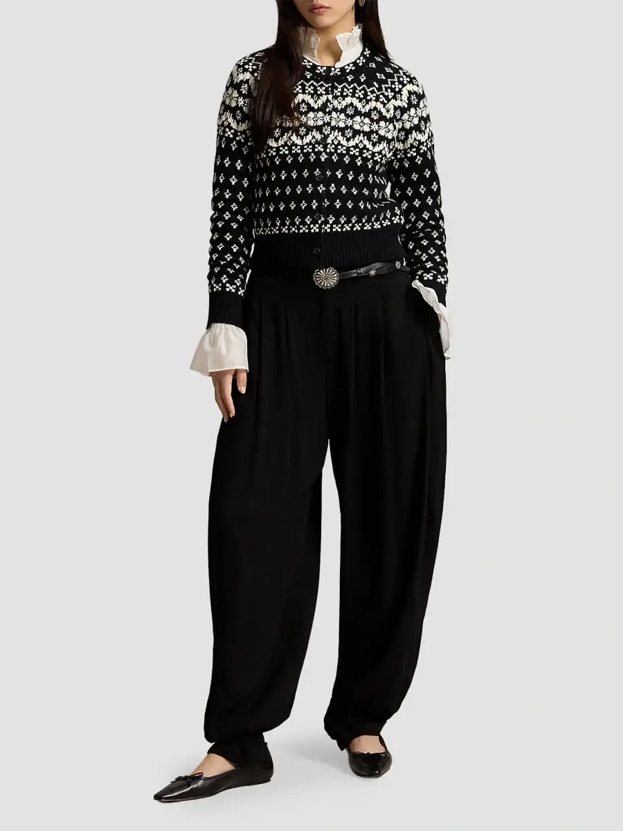 Polo Ralph Lauren Women's Fair Isle-Style Wool-Blend Cardigan | Thumbnail 2 Polo Ralph Lauren Women's Fair Isle-Style Wool-Blend Cardigan | Thumbnail 2
