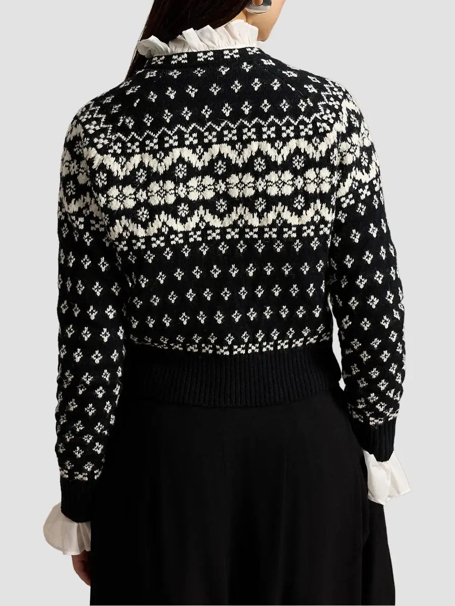 Polo Ralph Lauren Women's Fair Isle-Style Wool-Blend Cardigan | Thumbnail 3 Polo Ralph Lauren Women's Fair Isle-Style Wool-Blend Cardigan | Thumbnail 3