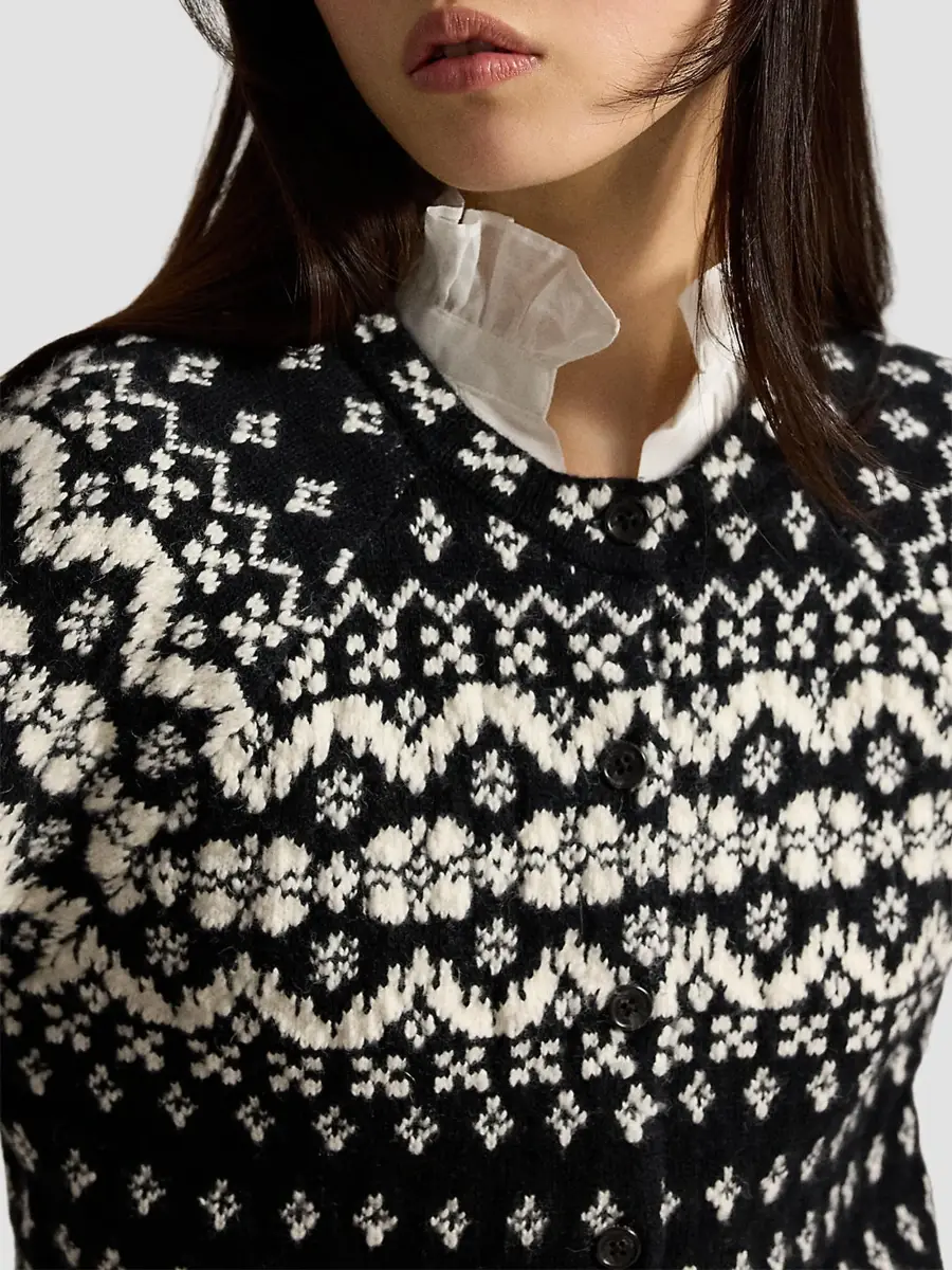 Polo Ralph Lauren Women's Fair Isle-Style Wool-Blend Cardigan | Thumbnail 6 Polo Ralph Lauren Women's Fair Isle-Style Wool-Blend Cardigan | Thumbnail 6