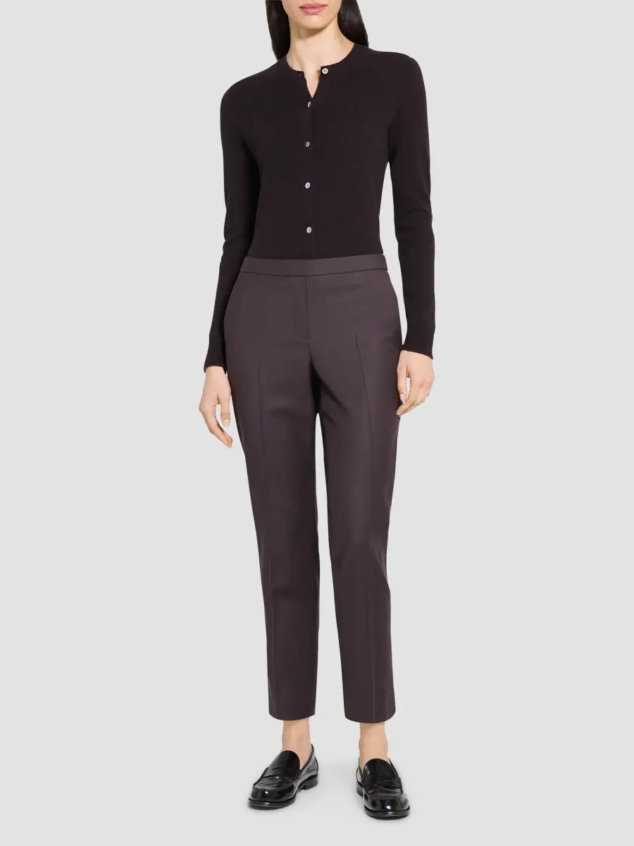 Theory Women's Treeca Wool Crop Trousers | Thumbnail 2 Theory Women's Treeca Wool Crop Trousers | Thumbnail 2