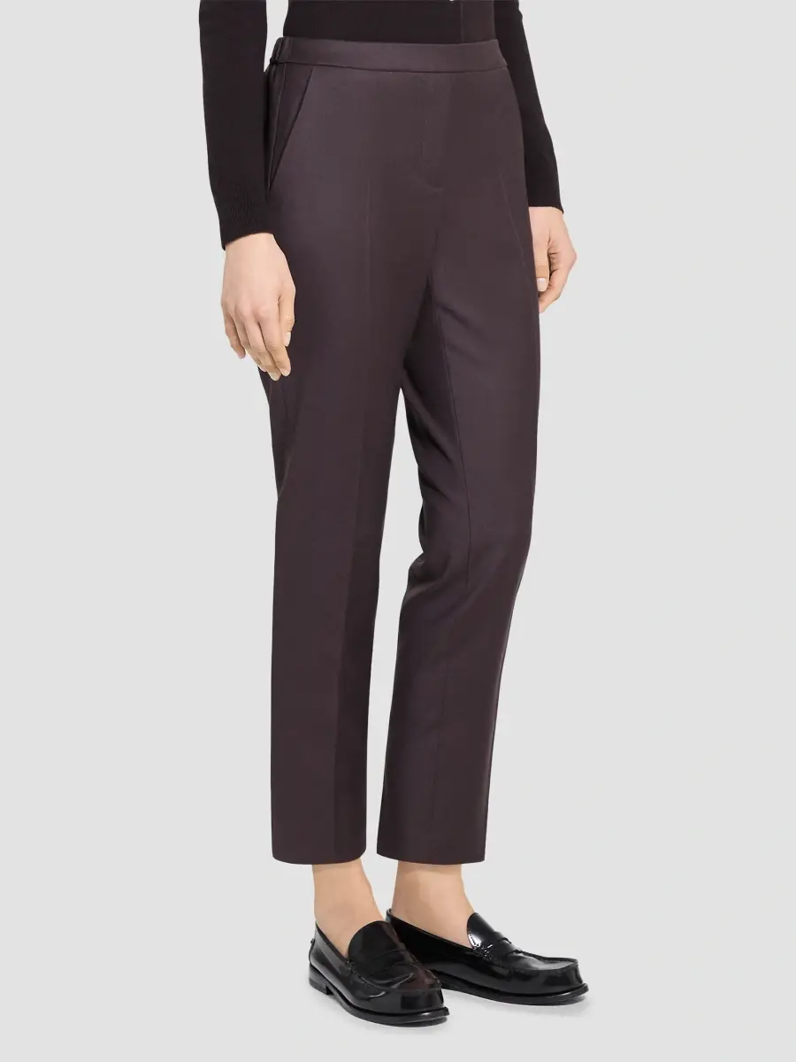 Theory Women's Treeca Wool Crop Trousers | Thumbnail 4 Theory Women's Treeca Wool Crop Trousers | Thumbnail 4