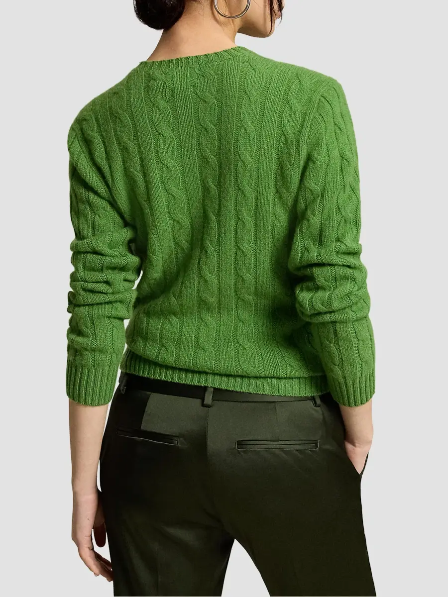 Polo Ralph Lauren Women's Cable-Knit Cashmere Crewneck Sweater | Thumbnail 3 Polo Ralph Lauren Women's Cable-Knit Cashmere Crewneck Sweater | Thumbnail 3