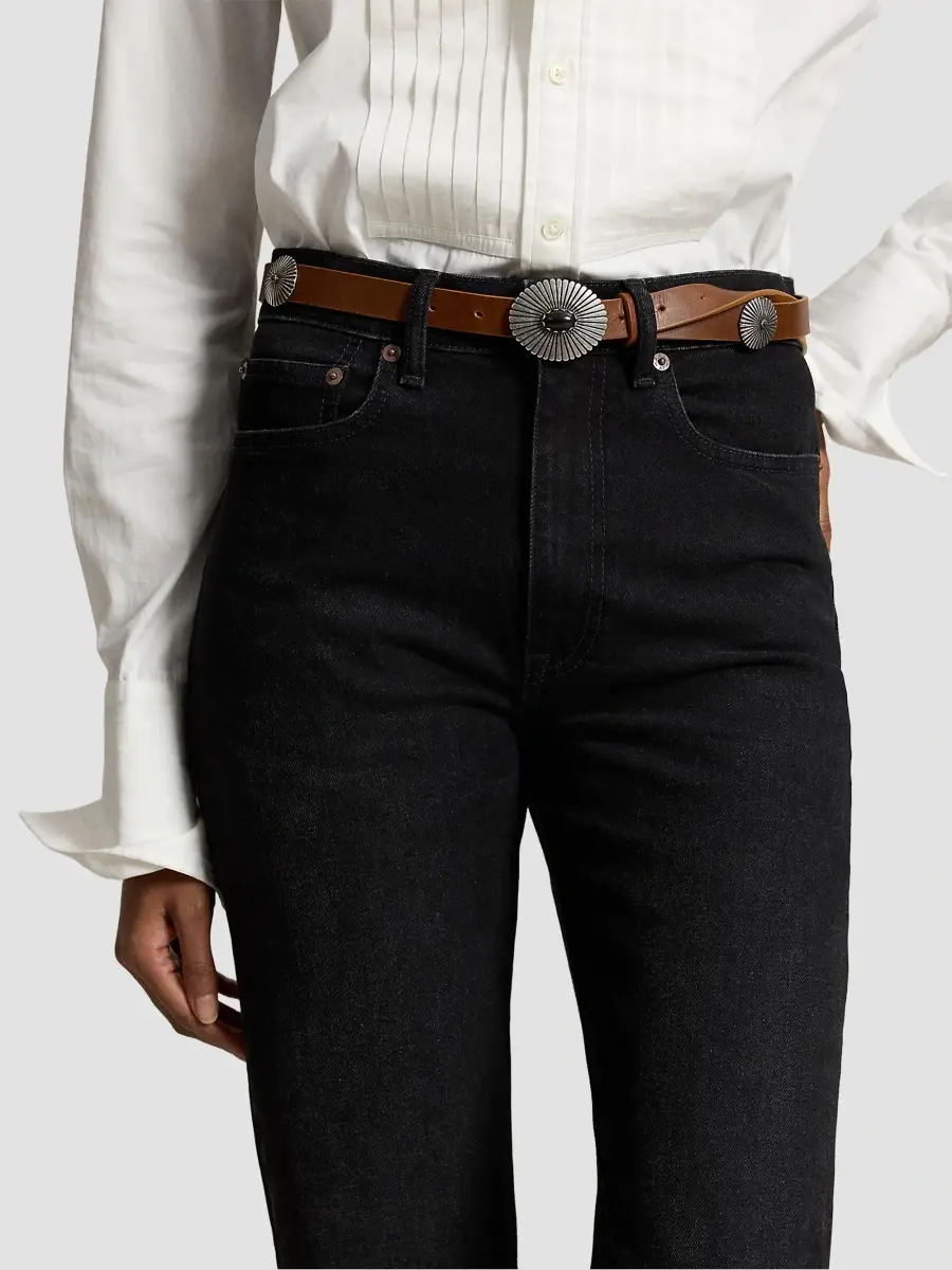 Polo Ralph Lauren Women's High-Rise Relaxed Straight-Leg Jeans | Thumbnail 5 Polo Ralph Lauren Women's High-Rise Relaxed Straight-Leg Jeans | Thumbnail 5