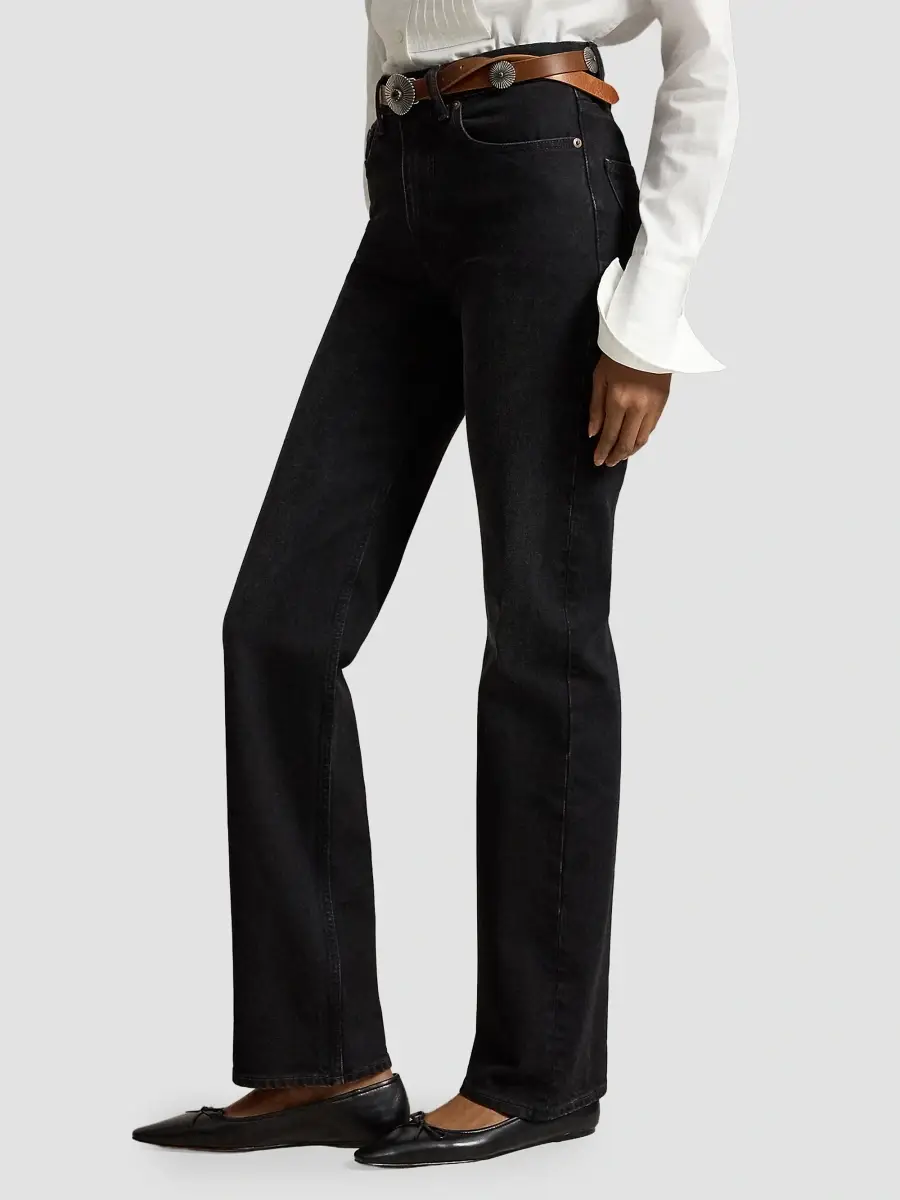 Polo Ralph Lauren Women's High-Rise Relaxed Straight-Leg Jeans | Thumbnail 6 Polo Ralph Lauren Women's High-Rise Relaxed Straight-Leg Jeans | Thumbnail 6