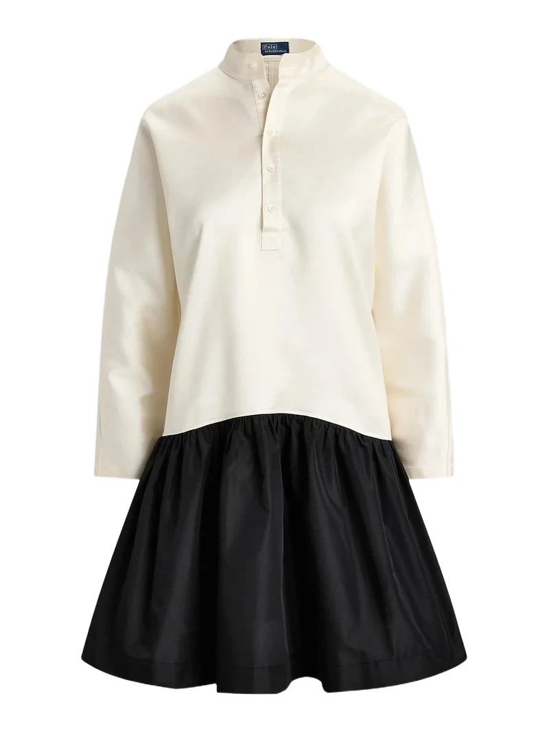 Women's Two-Tone Cotton-Silk Taffeta Mini Dress Women's Two-Tone Cotton-Silk Taffeta Mini Dress