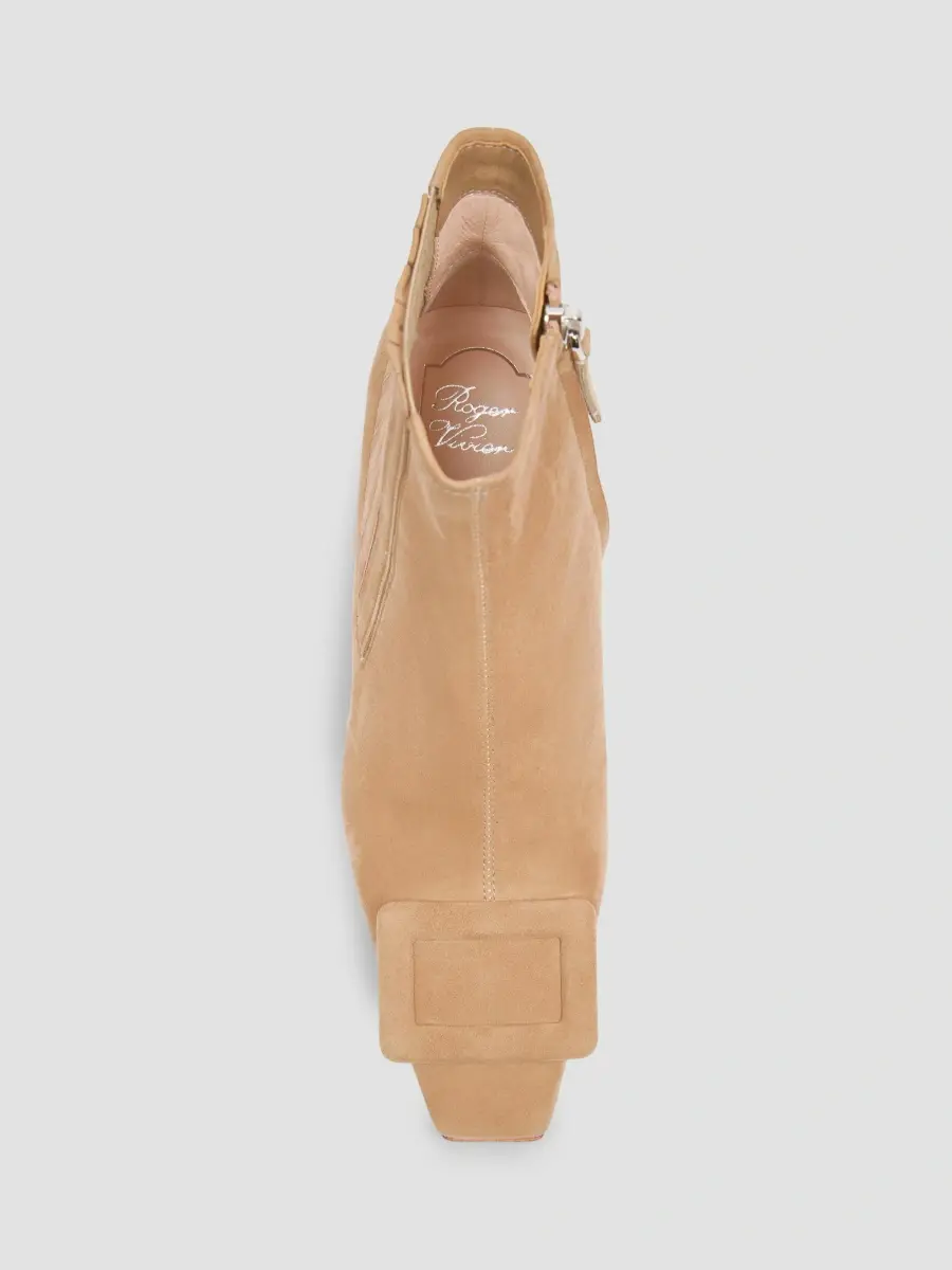 Roger Vivier Women's Belle Vivier 60MM Suede Boots | Thumbnail 4 Roger Vivier Women's Belle Vivier 60MM Suede Boots | Thumbnail 4