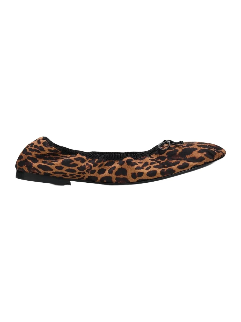 Women's Nia Leopard-Print Ballet Flats Women's Nia Leopard-Print Ballet Flats