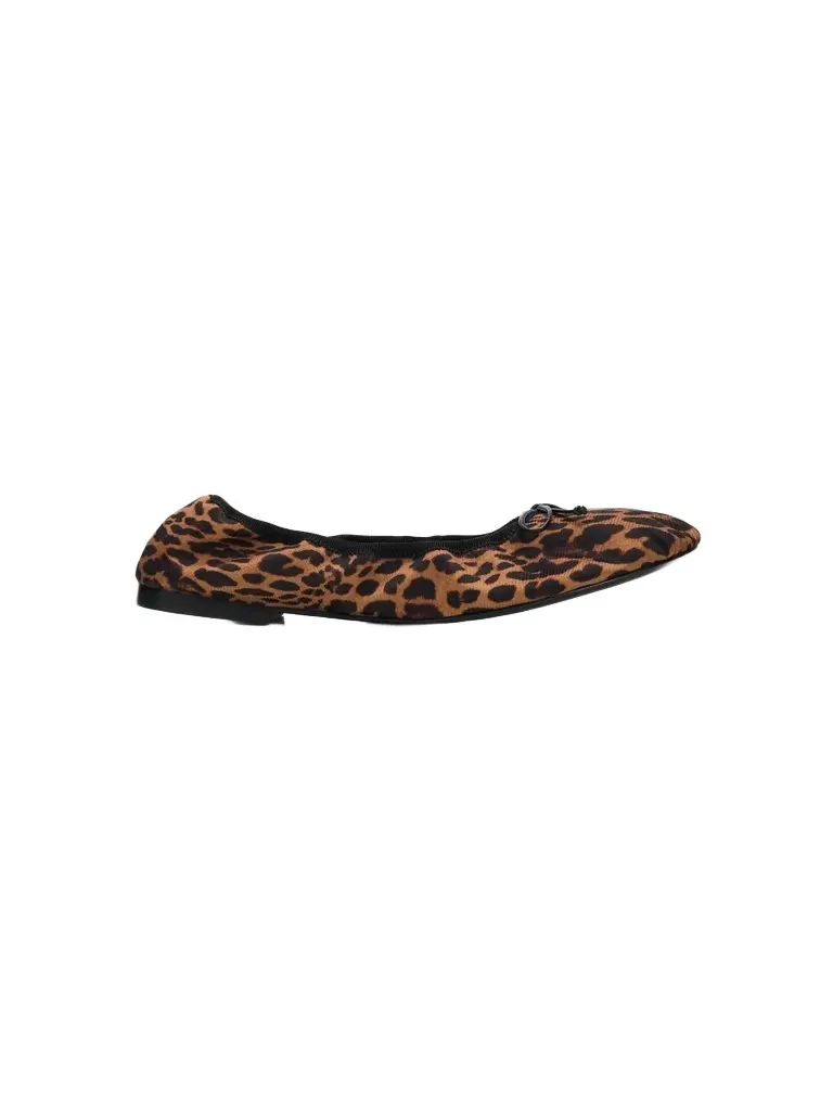 Stuart Weitzman Women's Nia Leopard-Print Ballet Flats