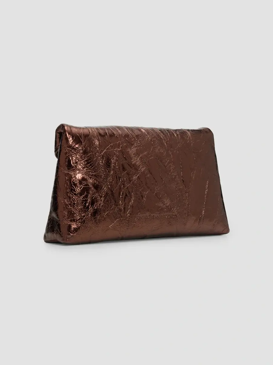 Dries Van Noten Women's Small Crinkled Leather Envelope Bag | Thumbnail 3 Dries Van Noten Women's Small Crinkled Leather Envelope Bag | Thumbnail 3