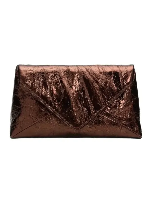 Women's Small Crinkled Leather Envelope Bag Women's Small Crinkled Leather Envelope Bag
