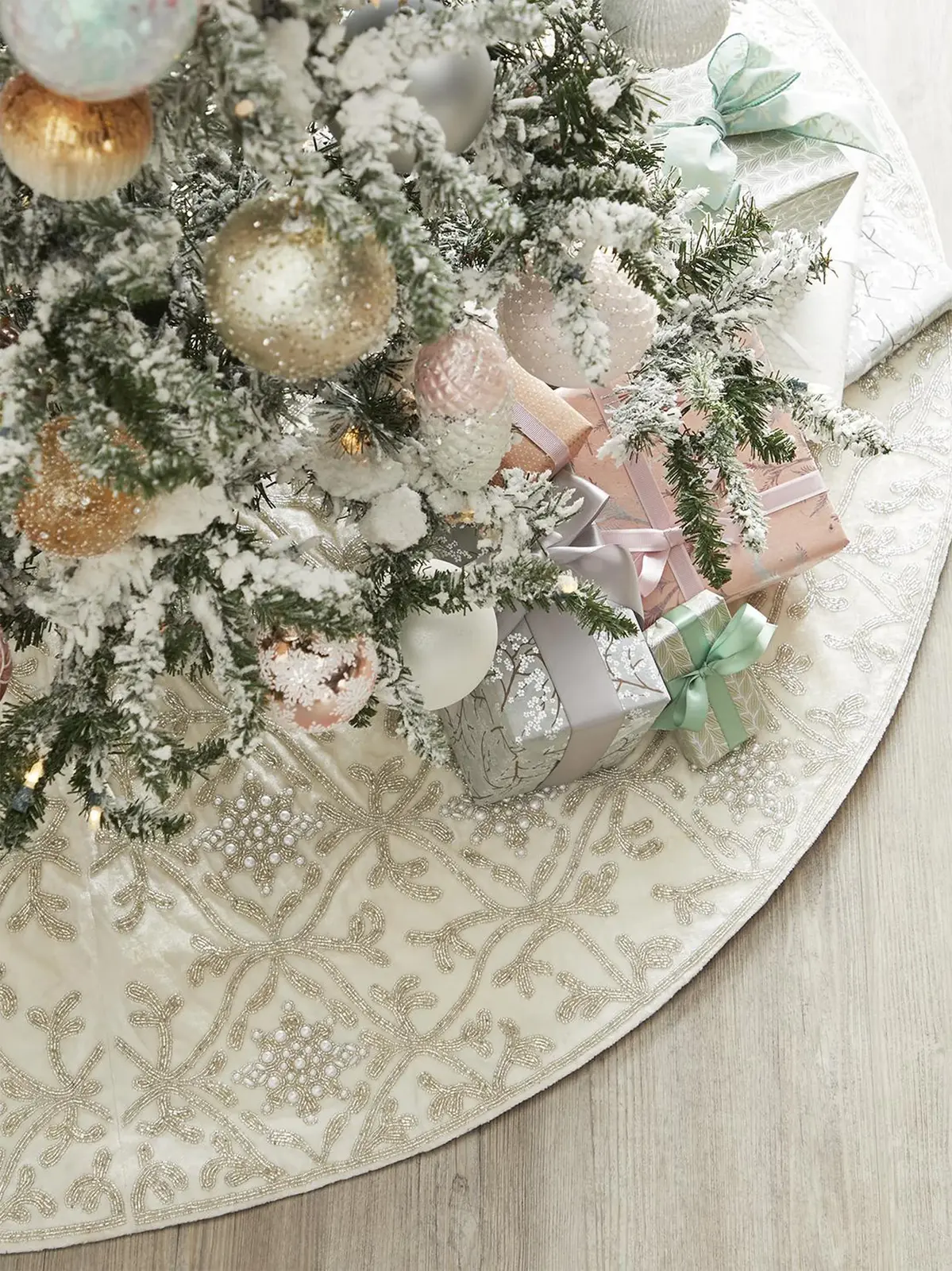Sudha Pennathur Velvet Whisper Tree Skirt