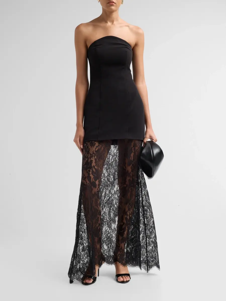As It May Women's Gaelle Crépe Lace Gown | Thumbnail 2