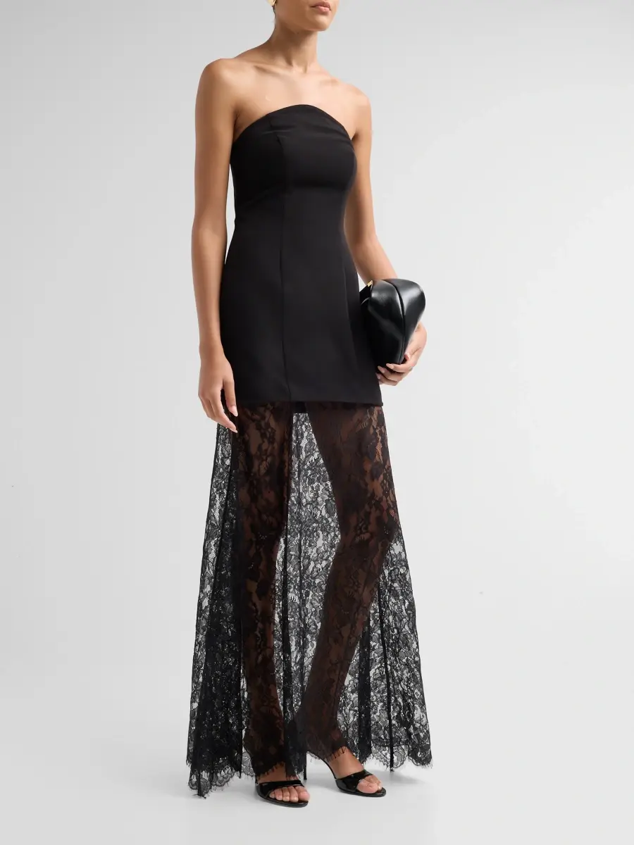 As It May Women's Gaelle Crépe Lace Gown | Thumbnail 4