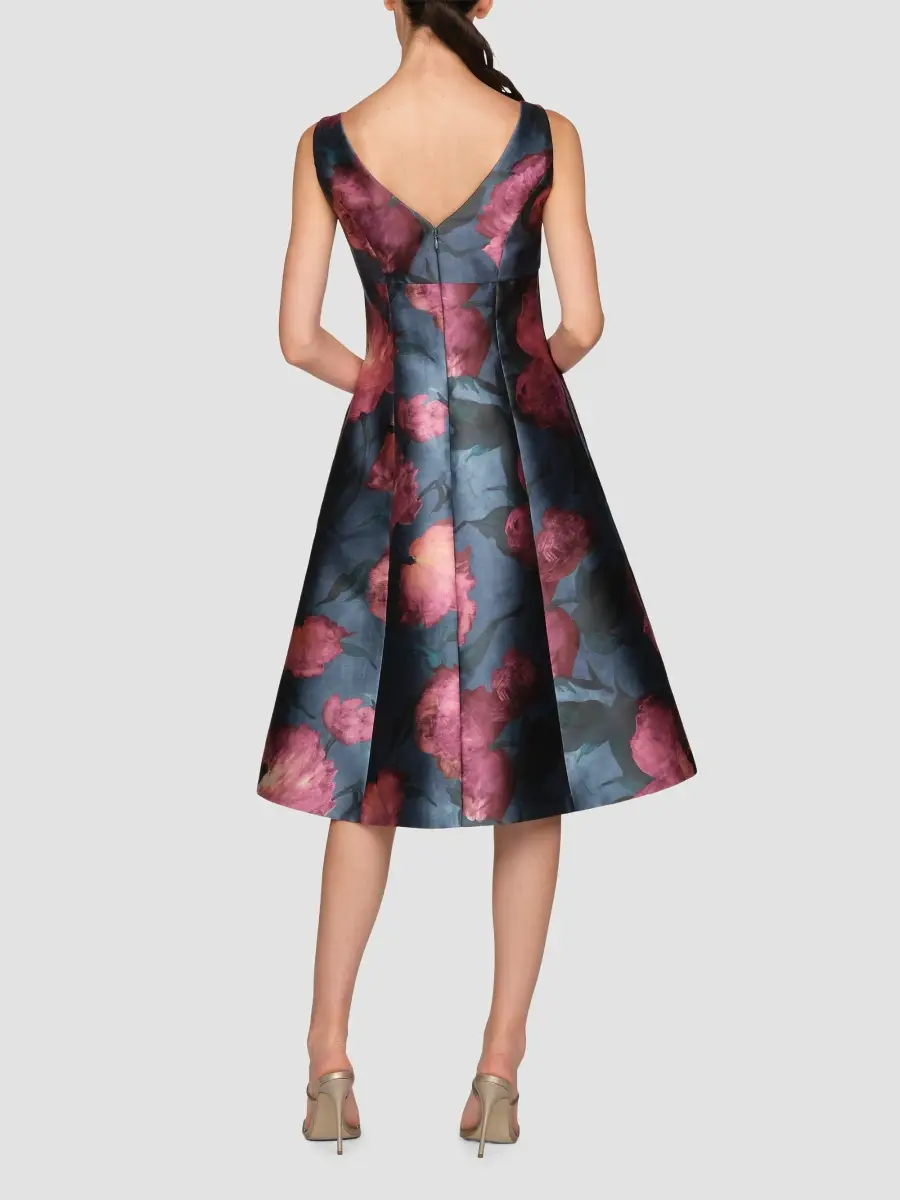 Kay Unger Women's Ines Poppy Cocktail Dress | Thumbnail 3 Kay Unger Women's Ines Poppy Cocktail Dress | Thumbnail 3