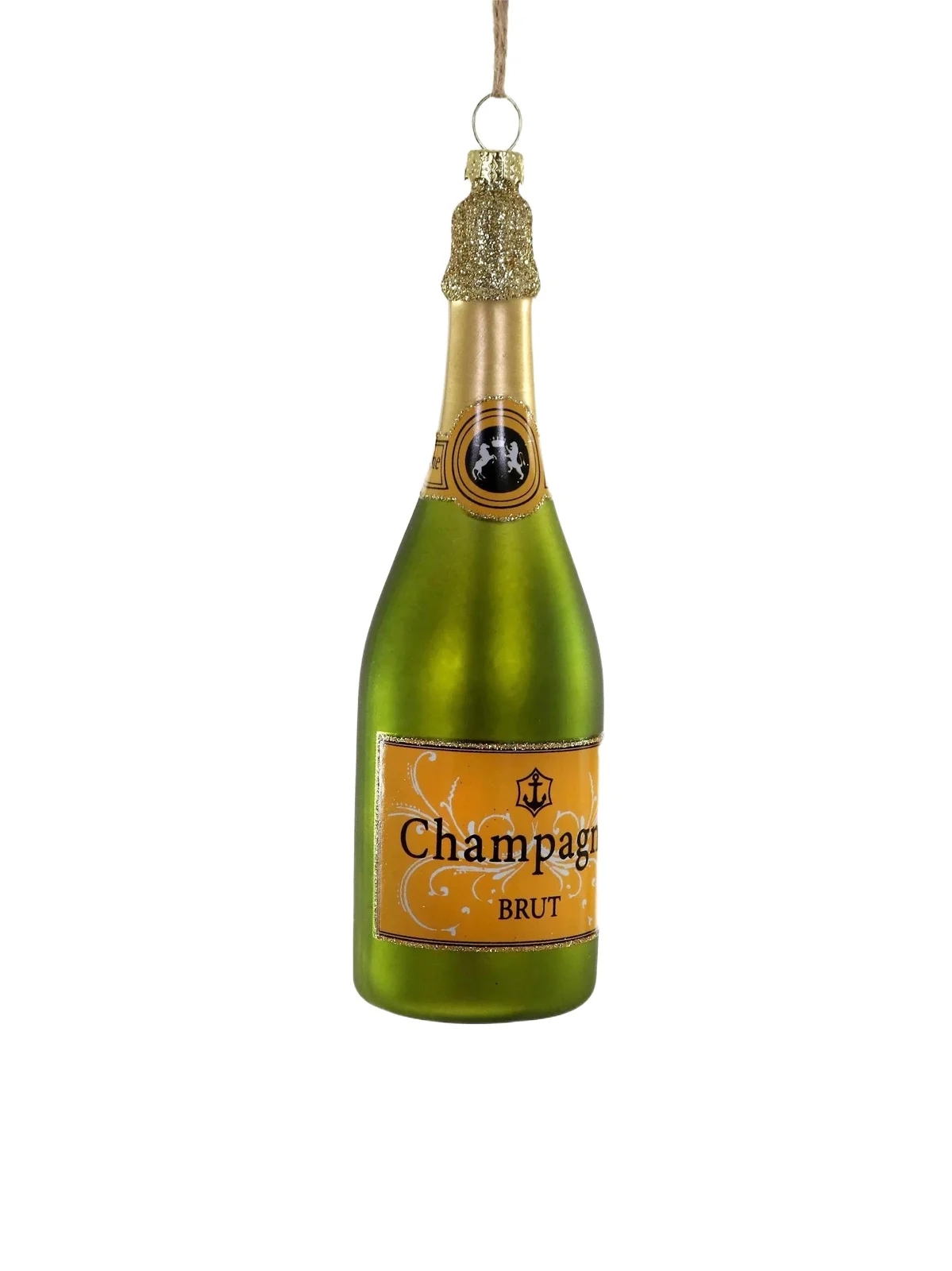 Cody Foster & Co Sparkling Champagne Ornament