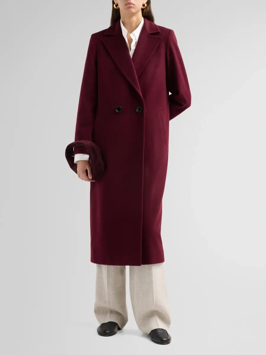 Sofia Cashmere Women's Double Breasted Wool-Cashmere Coat | Thumbnail 2 Sofia Cashmere Women's Double Breasted Wool-Cashmere Coat | Thumbnail 2