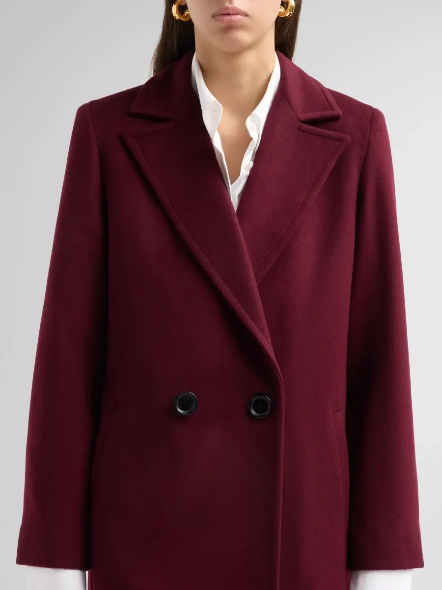 Sofia Cashmere Women's Double Breasted Wool-Cashmere Coat | Thumbnail 5 Sofia Cashmere Women's Double Breasted Wool-Cashmere Coat | Thumbnail 5