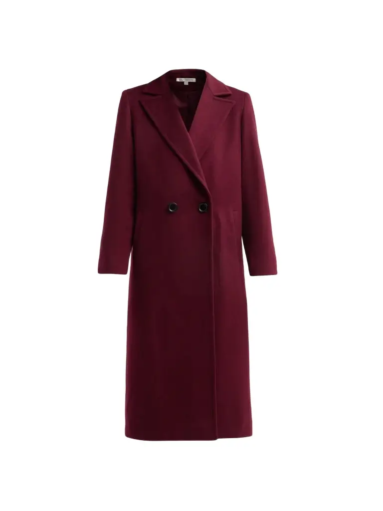 Sofia Cashmere Women's Double Breasted Wool-Cashmere Coat