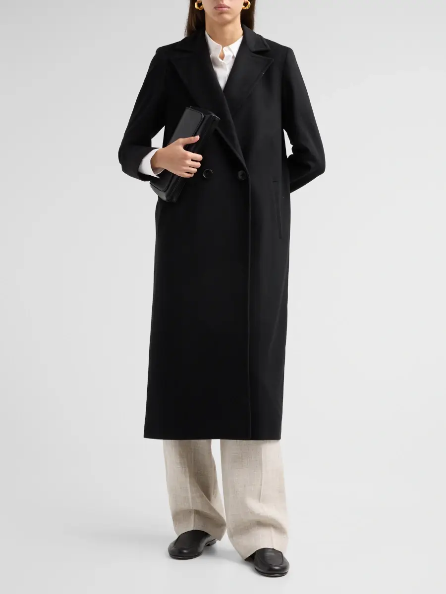Sofia Cashmere Women's Double Breasted Wool-Cashmere Coat | Thumbnail 2 Sofia Cashmere Women's Double Breasted Wool-Cashmere Coat | Thumbnail 2