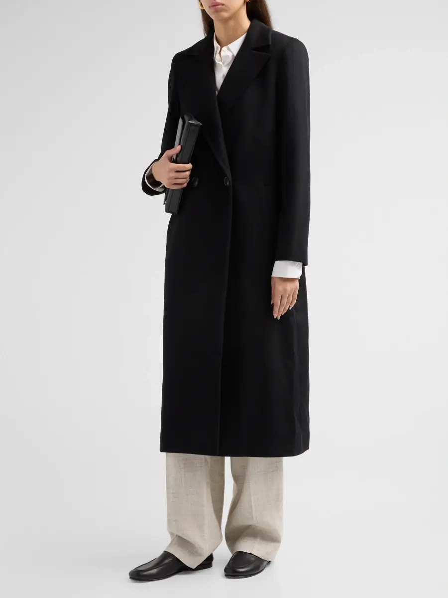 Sofia Cashmere Women's Double Breasted Wool-Cashmere Coat | Thumbnail 4 Sofia Cashmere Women's Double Breasted Wool-Cashmere Coat | Thumbnail 4