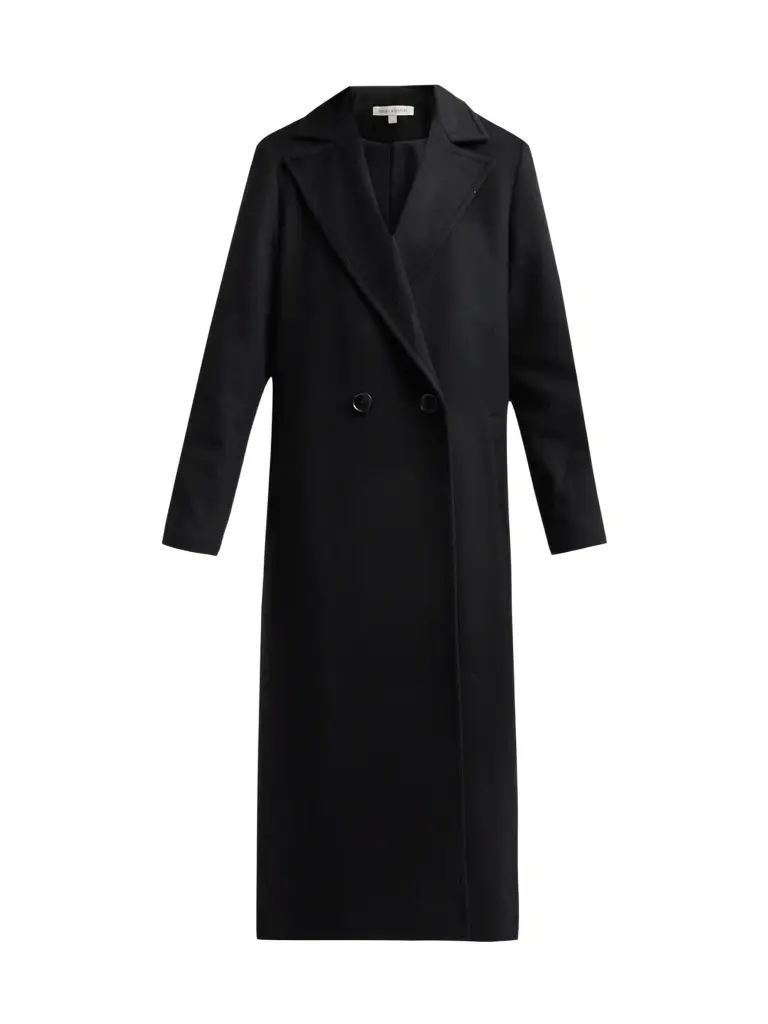 Sofia Cashmere Women's Double Breasted Wool-Cashmere Coat