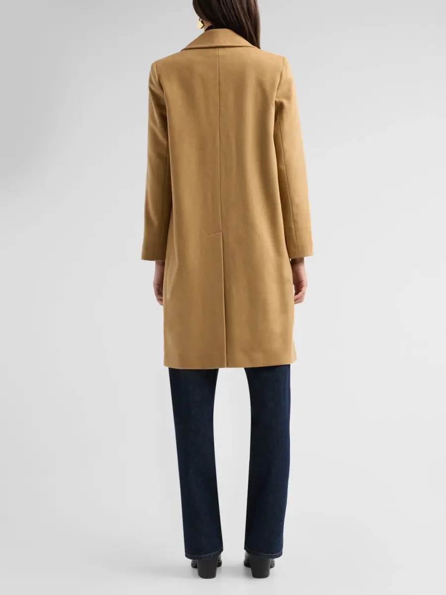 Sofia Cashmere Women's Wool-Cashmere Notch-Lapel Coat | Thumbnail 3 Sofia Cashmere Women's Wool-Cashmere Notch-Lapel Coat | Thumbnail 3