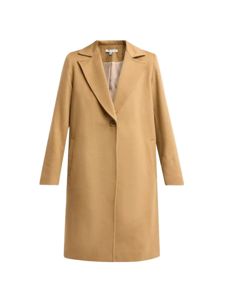Women's Wool-Cashmere Notch-Lapel Coat Women's Wool-Cashmere Notch-Lapel Coat