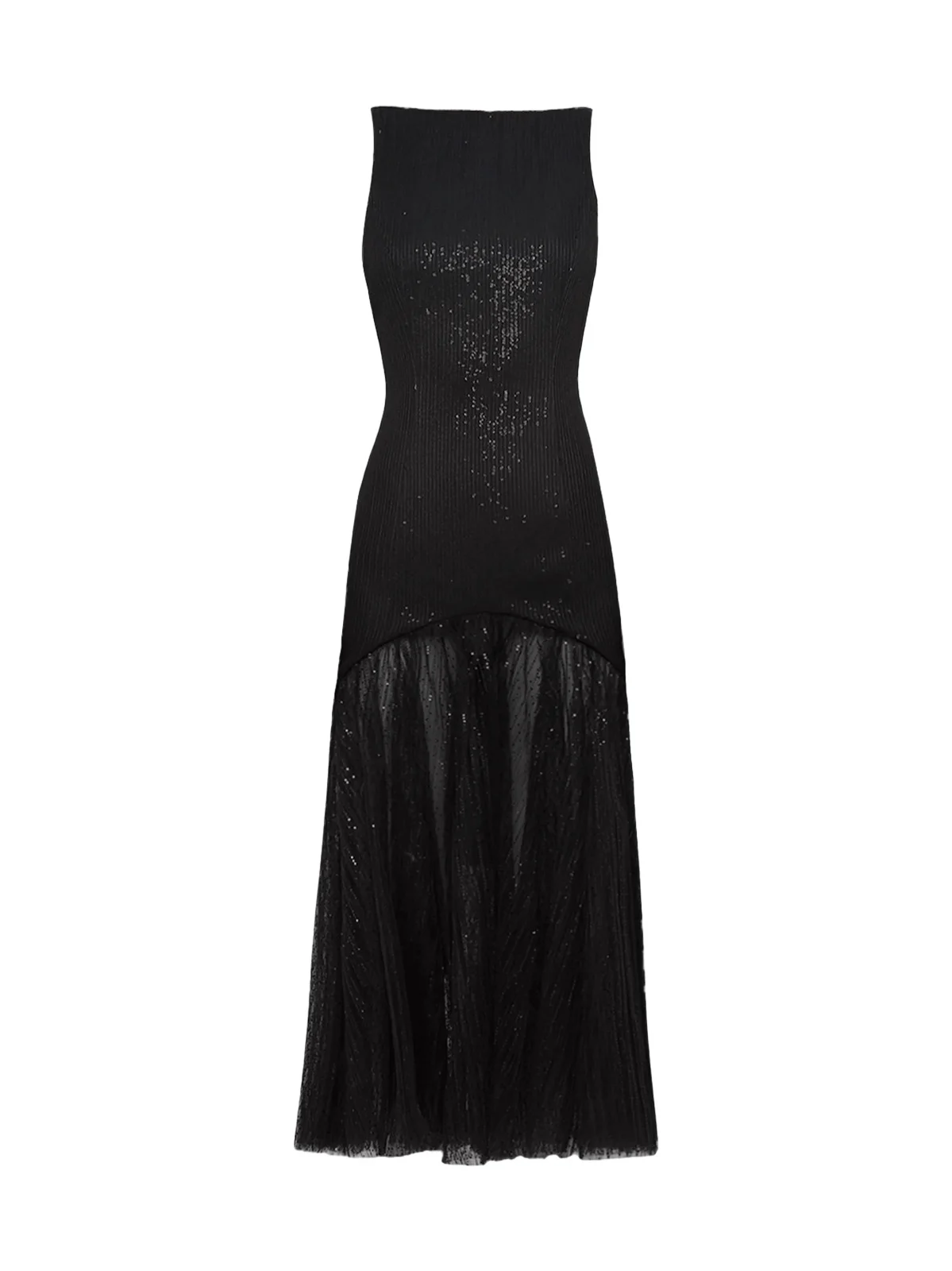 Women's Boatneck Circle-Hem Midi Dress Women's Boatneck Circle-Hem Midi Dress