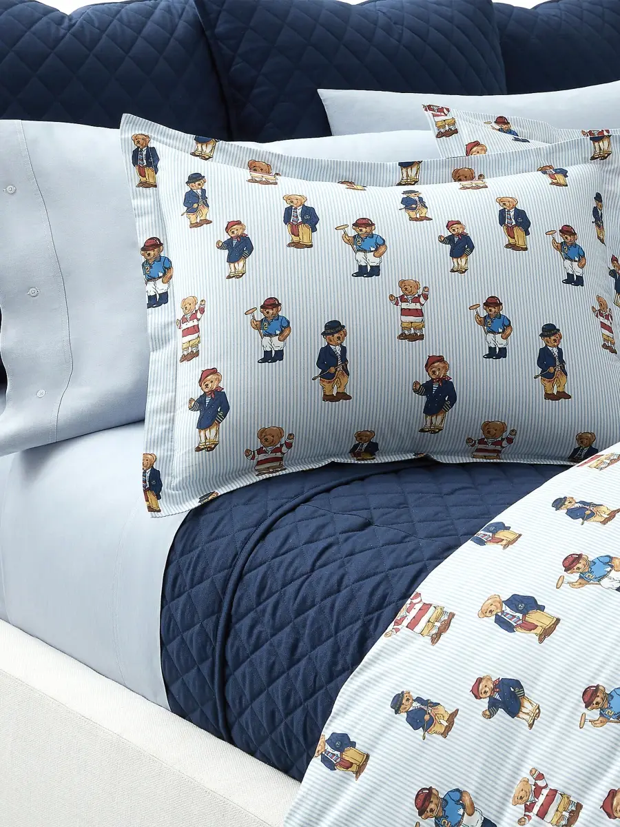 Ralph Lauren Teddy Bear Stripe 3-Piece Duvet Cover Set | Thumbnail 5 Ralph Lauren Teddy Bear Stripe 3-Piece Duvet Cover Set | Thumbnail 5