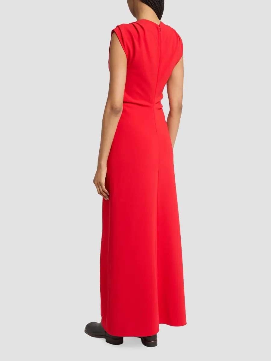 Proenza Schouler Women's Geraldine Gathered Crepe Maxi Dress | Thumbnail 3 Proenza Schouler Women's Geraldine Gathered Crepe Maxi Dress | Thumbnail 3