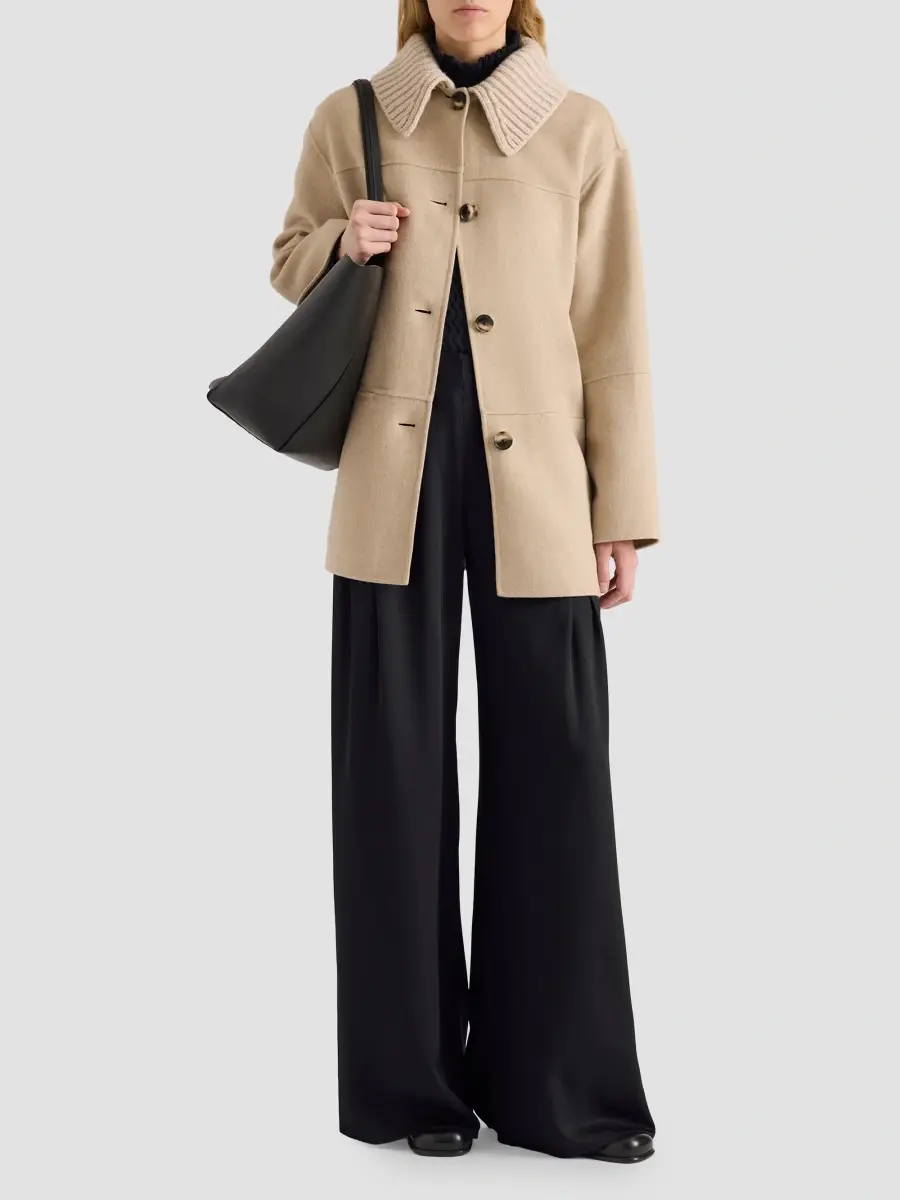 Proenza Schouler White Label Women's Lisa Double-Faced Wool-Cashmere Jacket | Thumbnail 2 Proenza Schouler White Label Women's Lisa Double-Faced Wool-Cashmere Jacket | Thumbnail 2